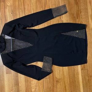 Dress with rhinestones